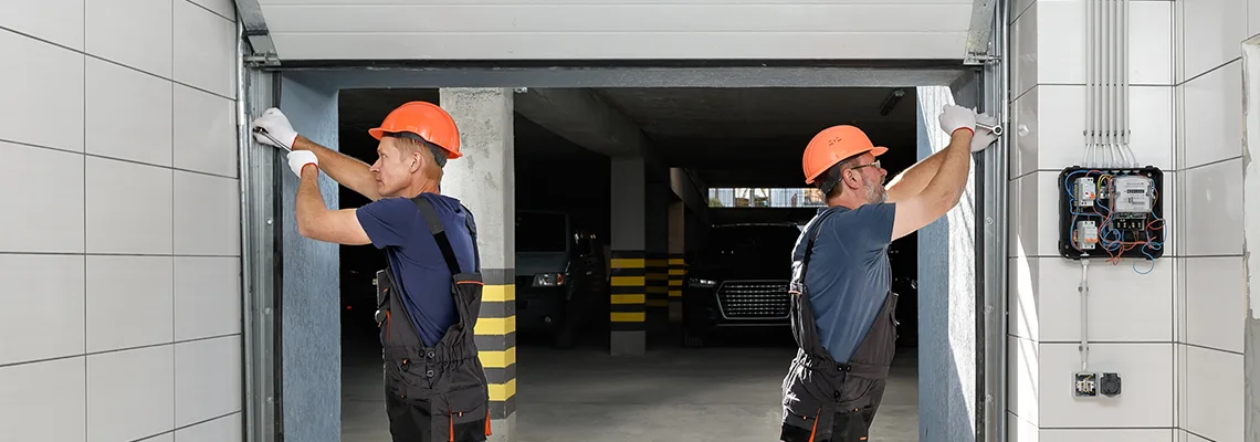 Wooden Garage Door Frame Repair in Clearwater, Florida